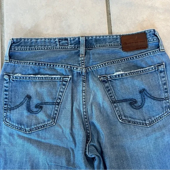 Adriano Goldschmied Protege Straight Leg Jeans Size 34 x 34 Made in USA - Picture 7 of 9